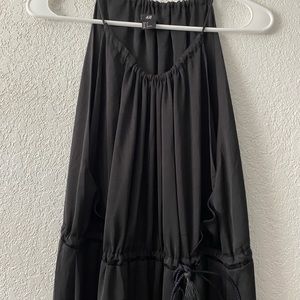 Long Dress with Tassel waist ties